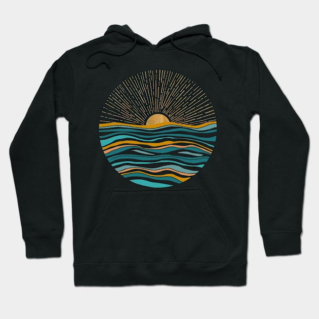 The Sun and The Sea Hoodie by Modern Tropical